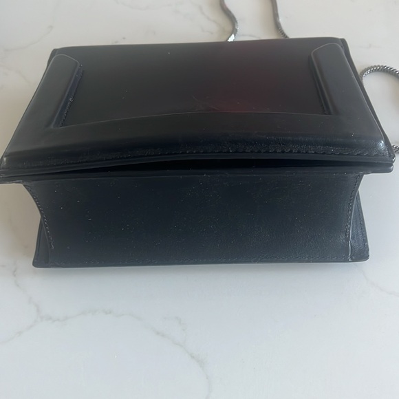 3.1 Philip Lim Black Bag with Chrome Strap - Picture 3 of 8